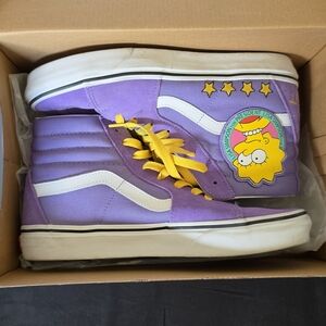 Vans x The Simpsons Lisa Simpson Sneakers | Women’s 9 / Men’s 7.5 | NWT Limited